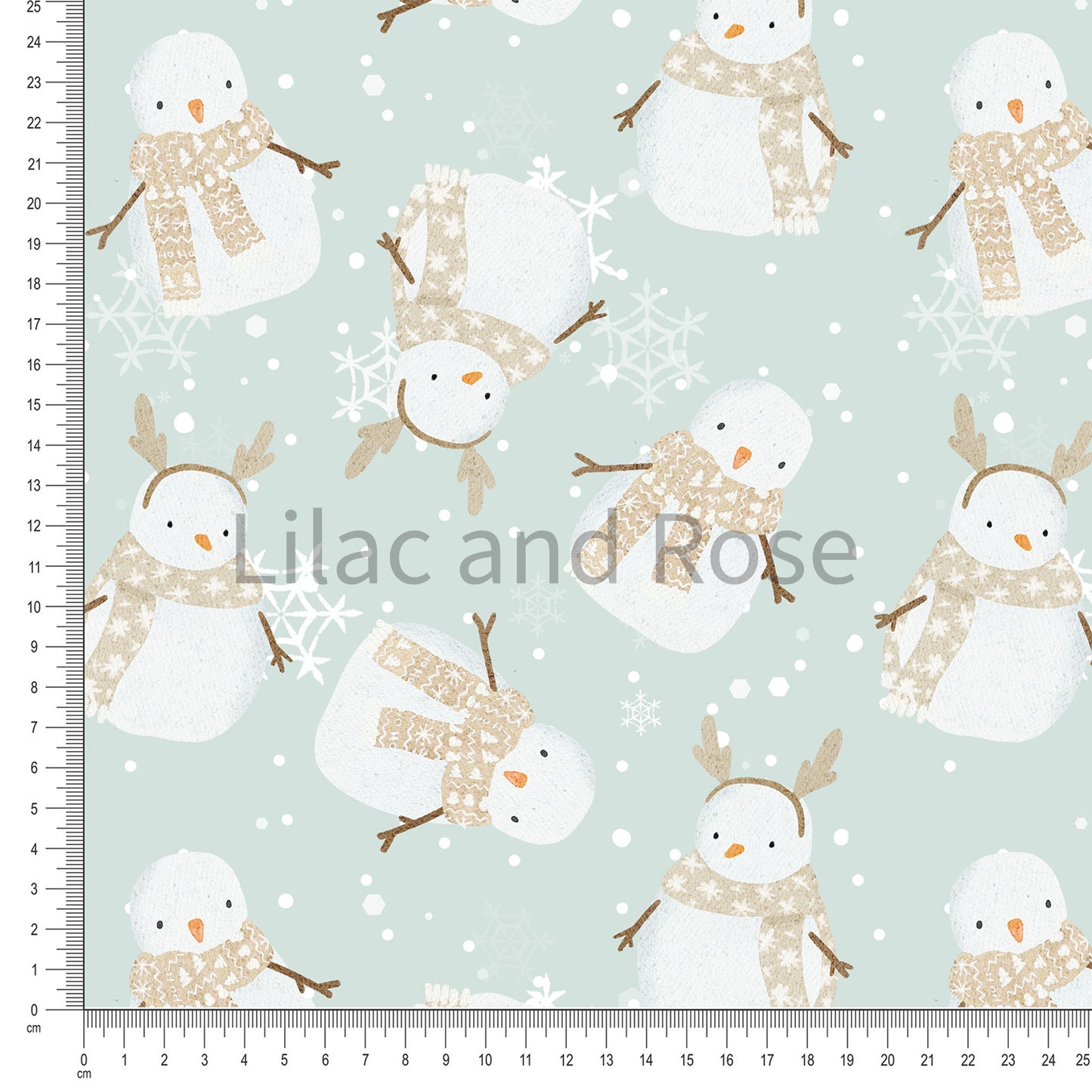 PRE-ORDER - Snowmen on Mint