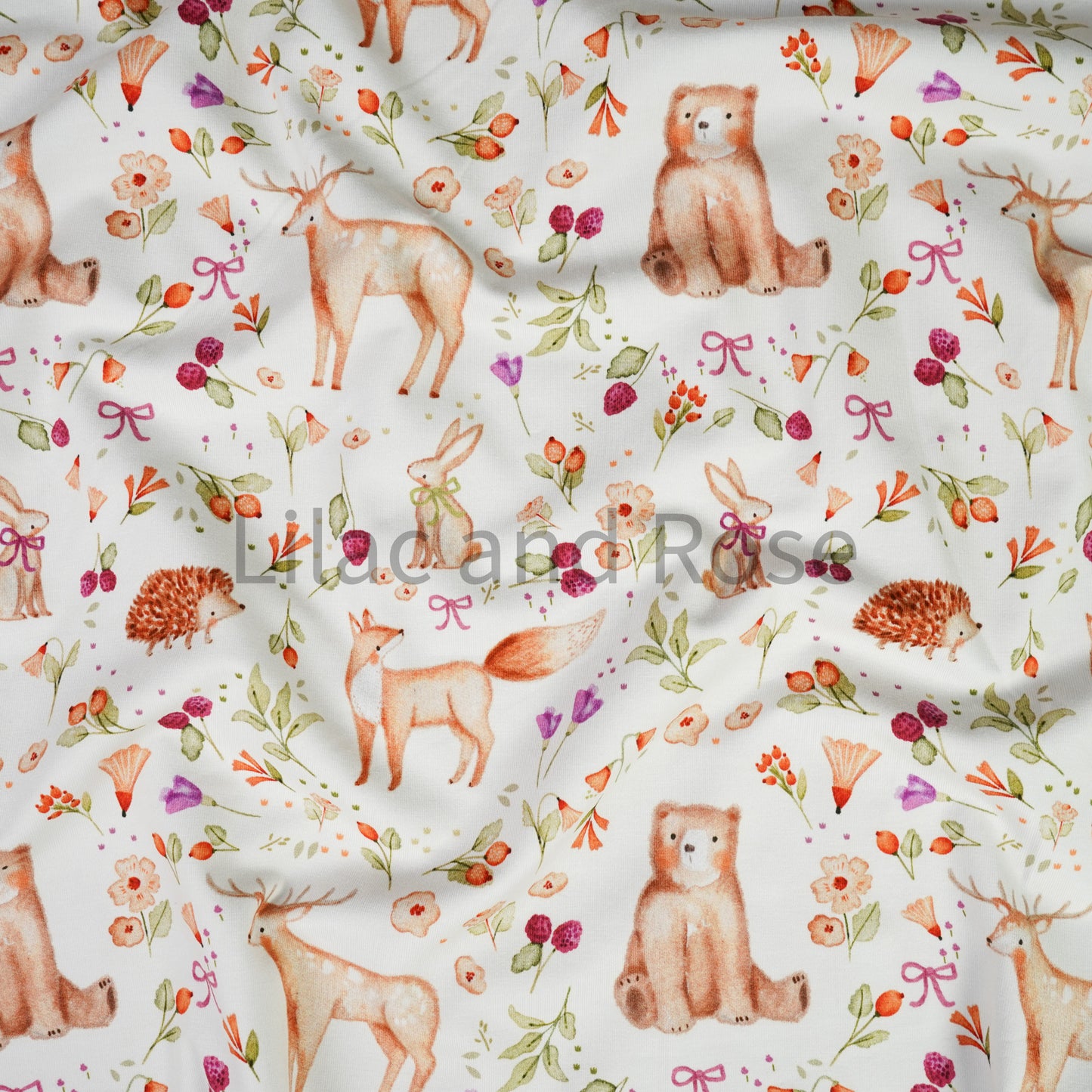 Cotton Jersey - Blackberry Wood