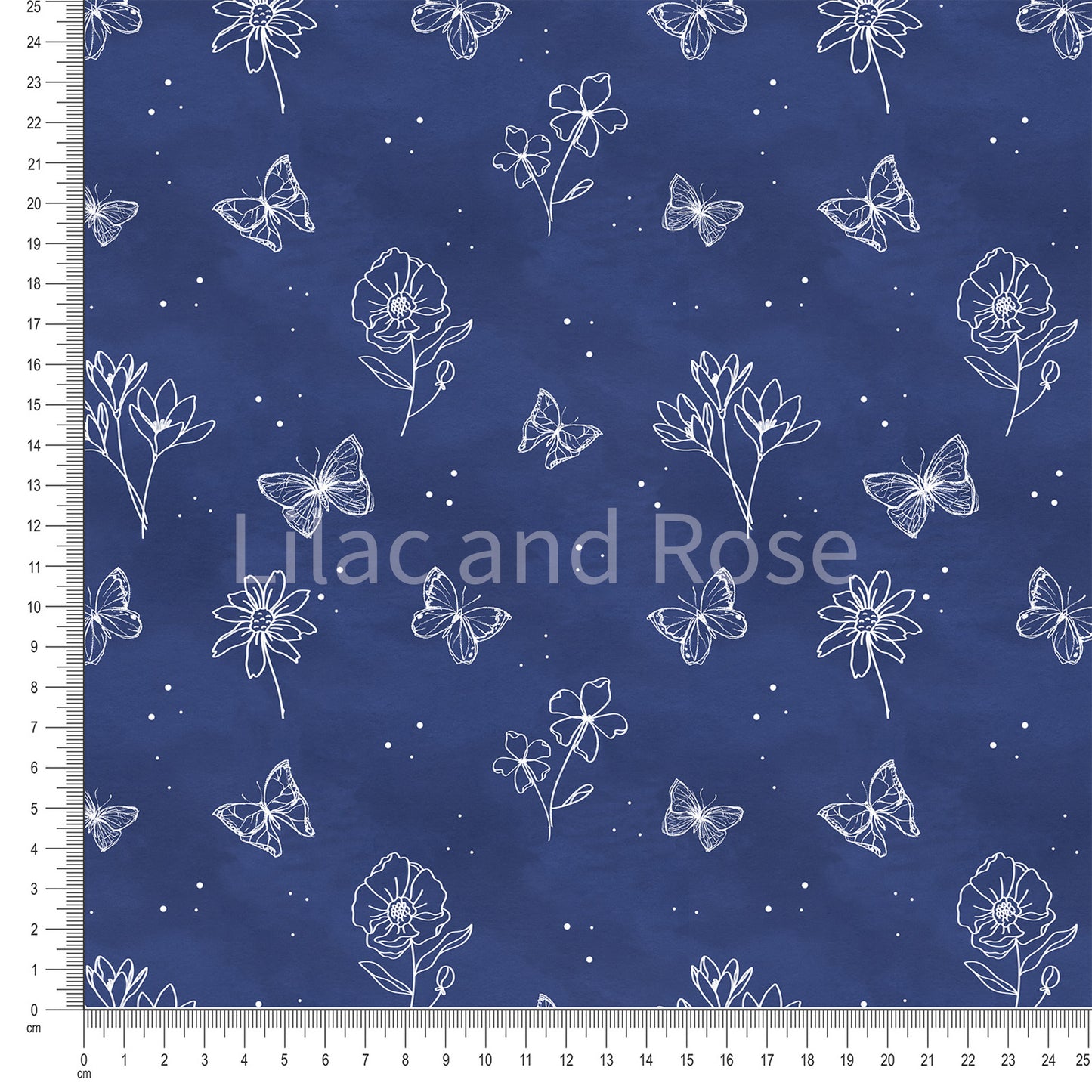 PRE-ORDER - Butterfly Floral on Navy (Exclusive)