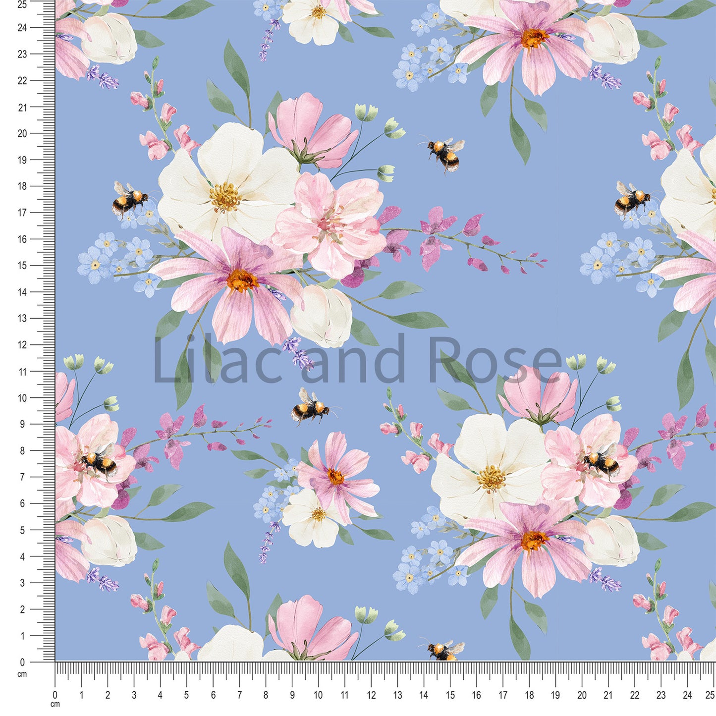 PRE-ORDER - Floral Bee Blue