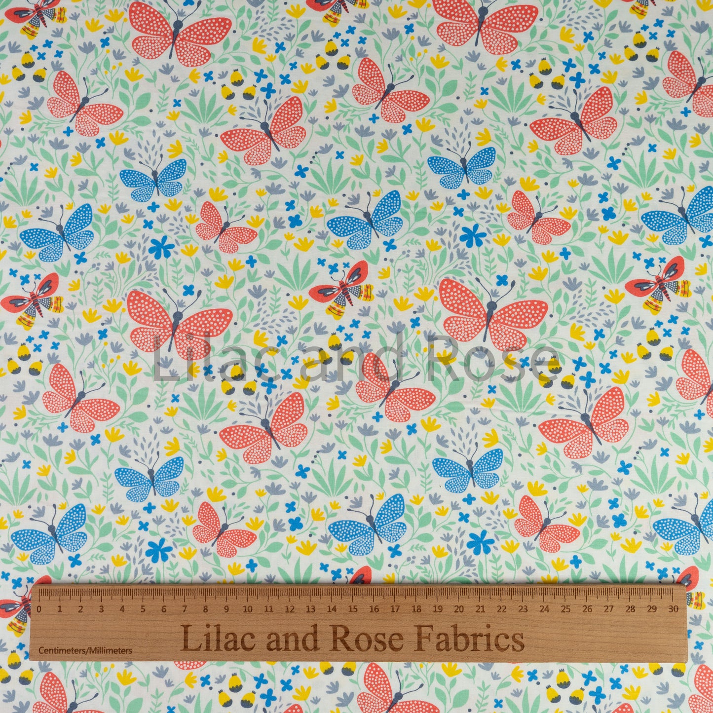 100% Cotton - Summer Butterflies