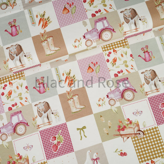 Cotton Jersey - Blackberry Quilt