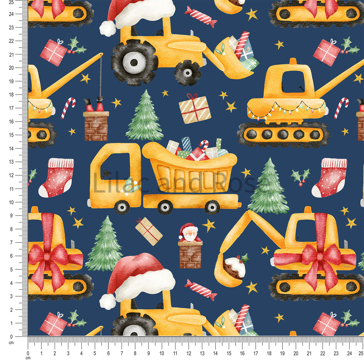 PRE ORDER - Christmas Construction - Navy