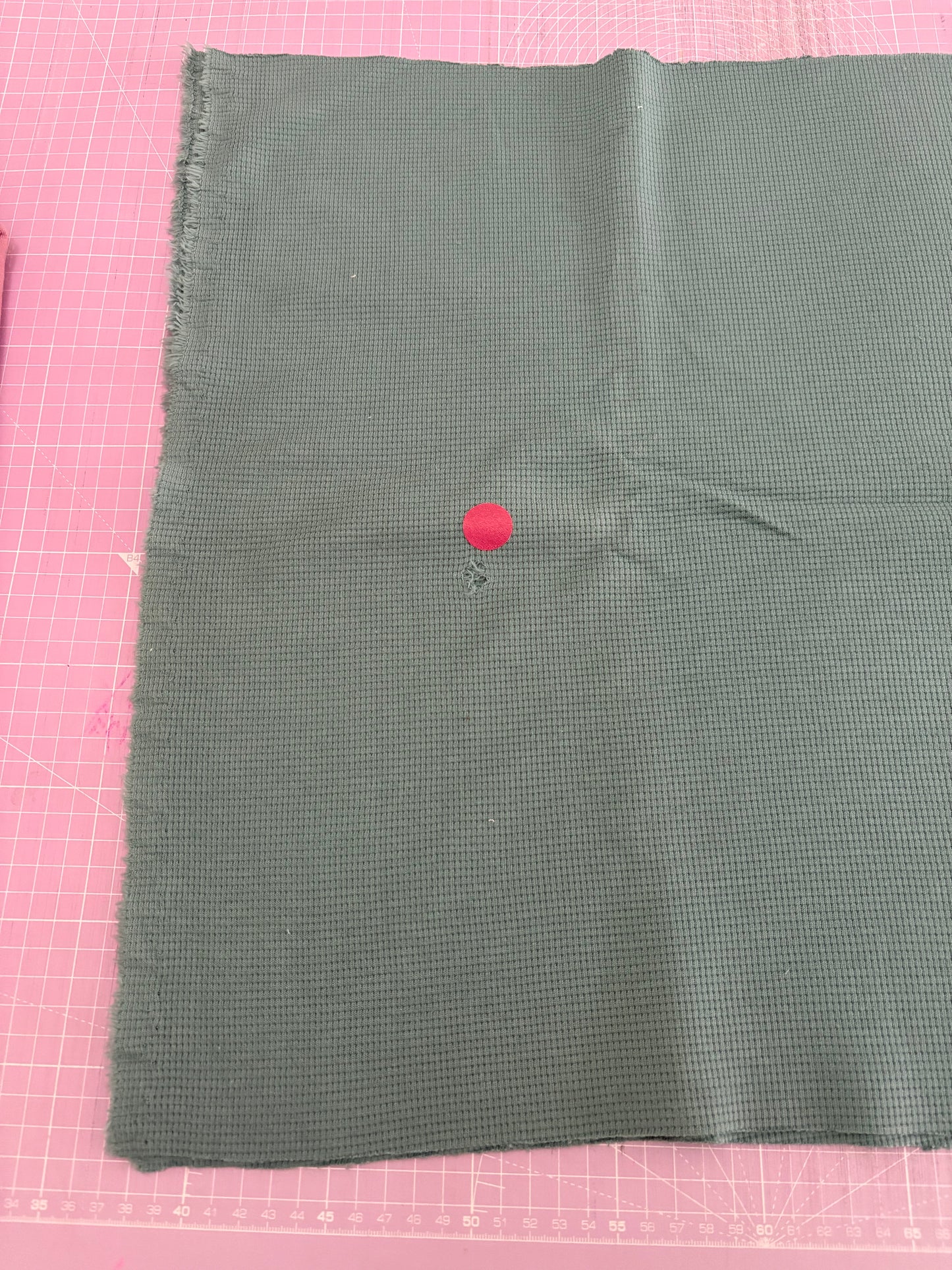 Flawed Remnant 48cm - Waffle Jersey - Old Green