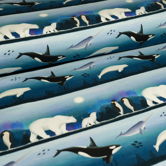 Cotton Jersey - Arctic Animals