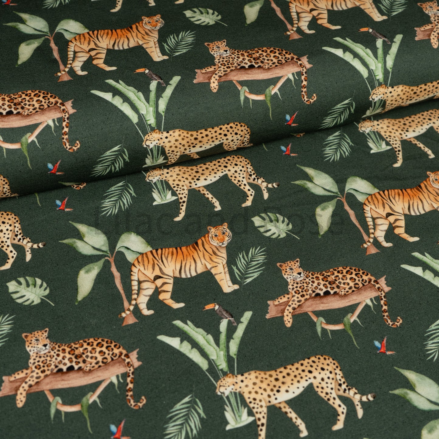 Remnant 62cm - French Terry - Big Cats in Jungle (Exclusive)