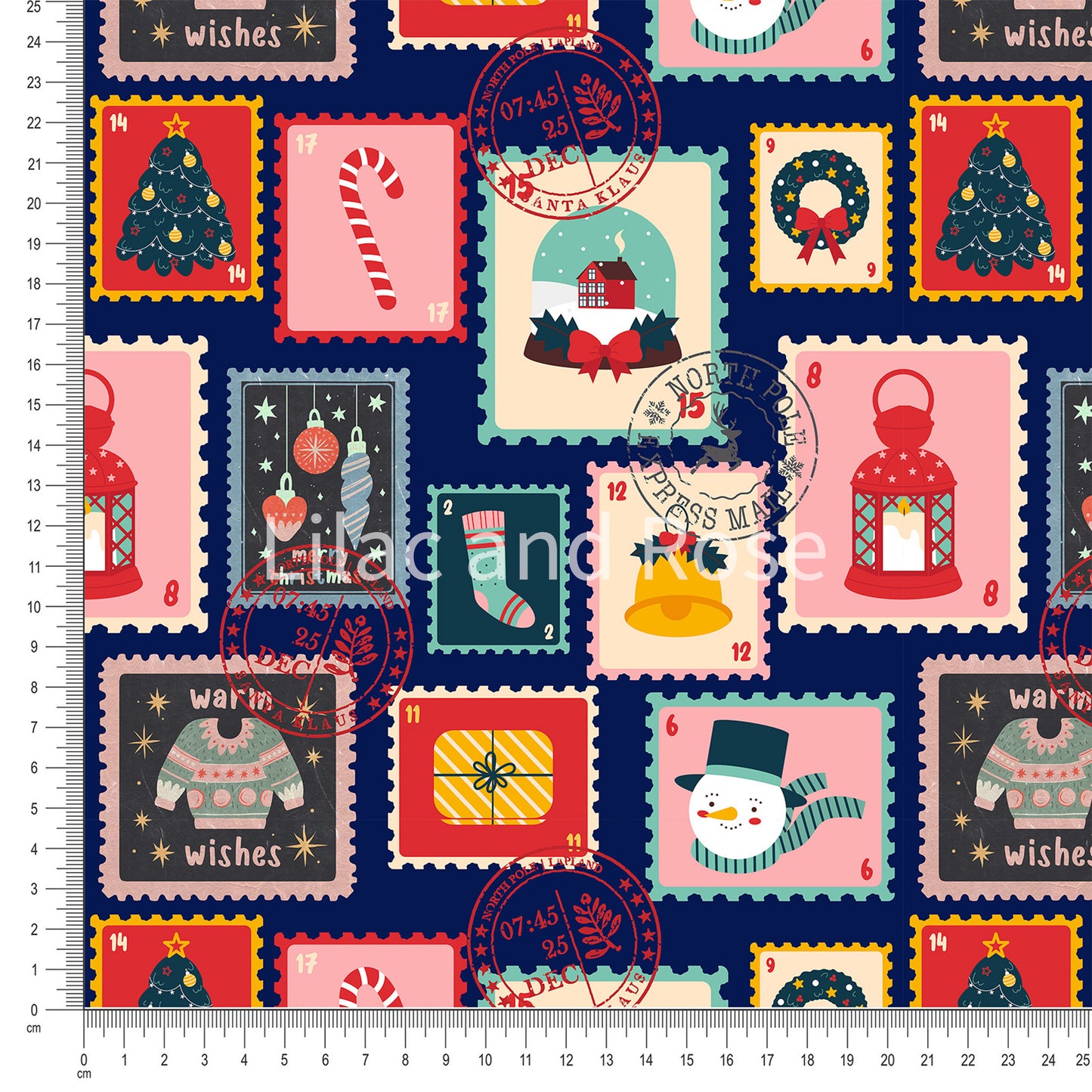 PRE-ORDER - Navy Christmas Stamps