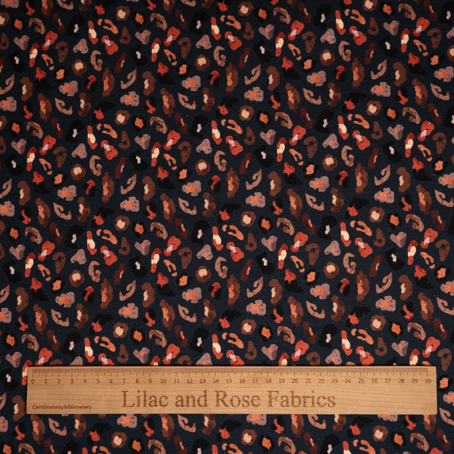 Cotton Jersey - Brown Leopard Print