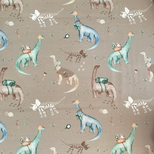 Remnant 56cm - Cotton Jersey - Search in Iron (Exclusive)