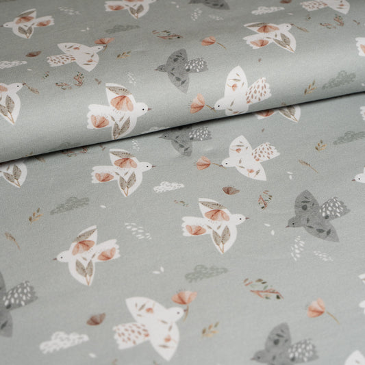 Remnant 47cm - French Terry - Birds in Spruce