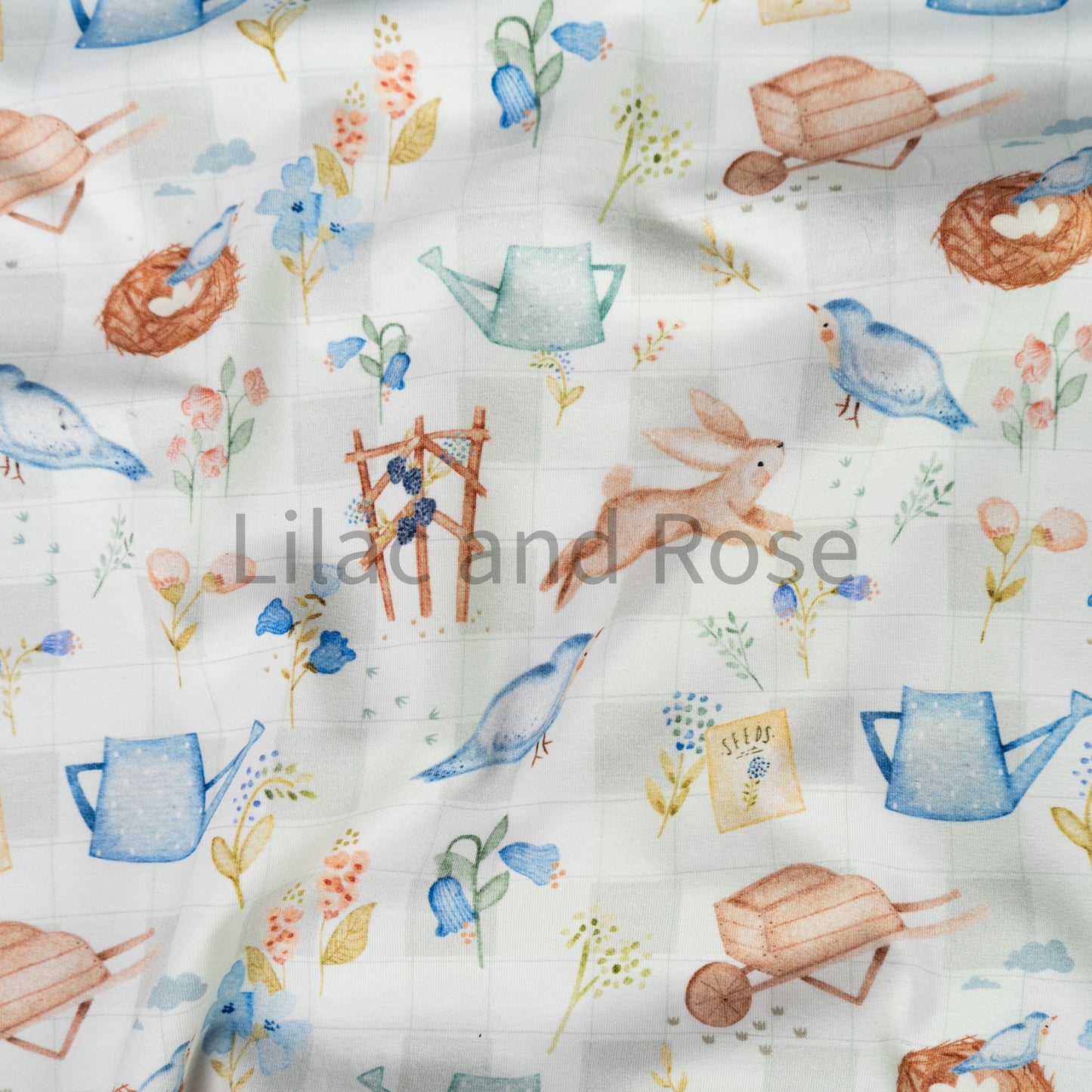 Cotton Jersey - Lillys Garden in Blanket (Exclusive)