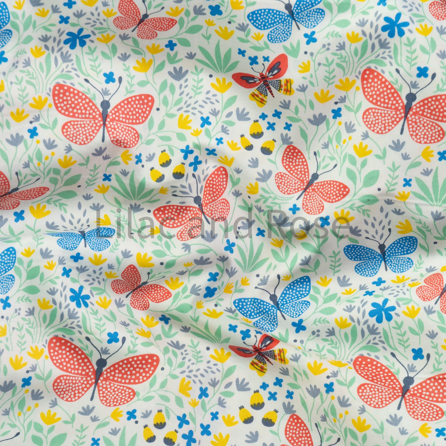 100% Cotton - Summer Butterflies