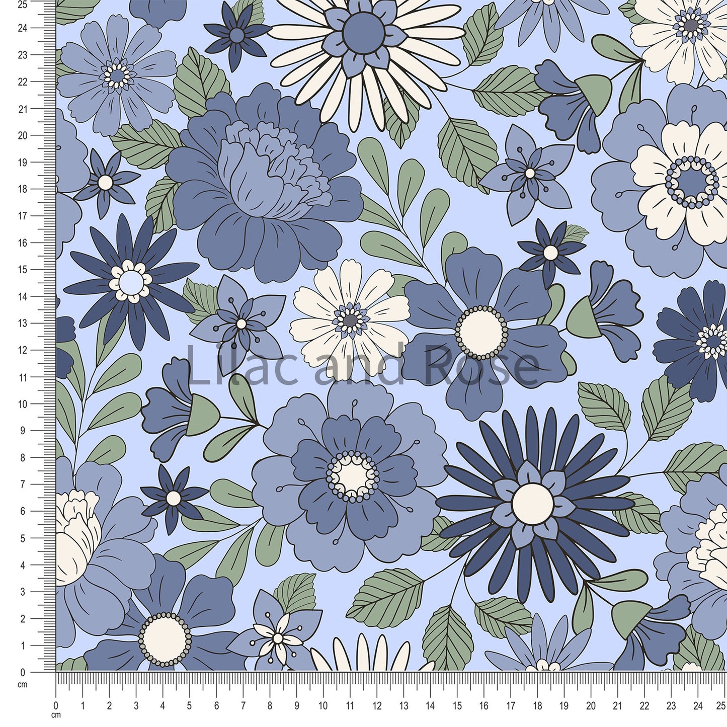 PRE-ORDER - Vintage Floral - Blue
