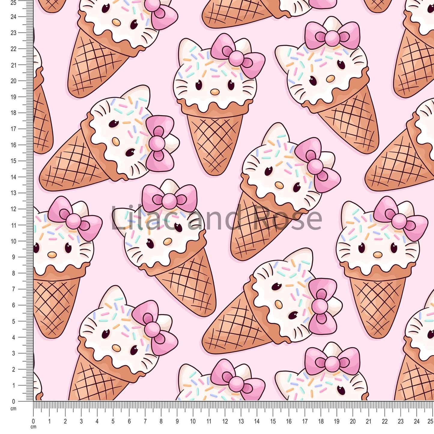 PRE-ORDER - Kitty Ice Creams - Pink