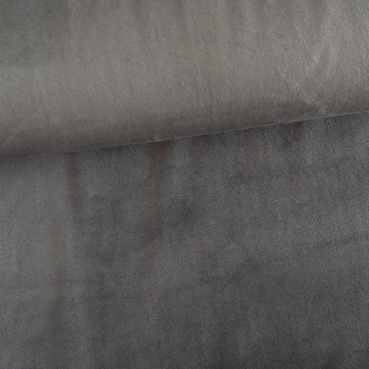 Single Sided Minky Fleece - Grey