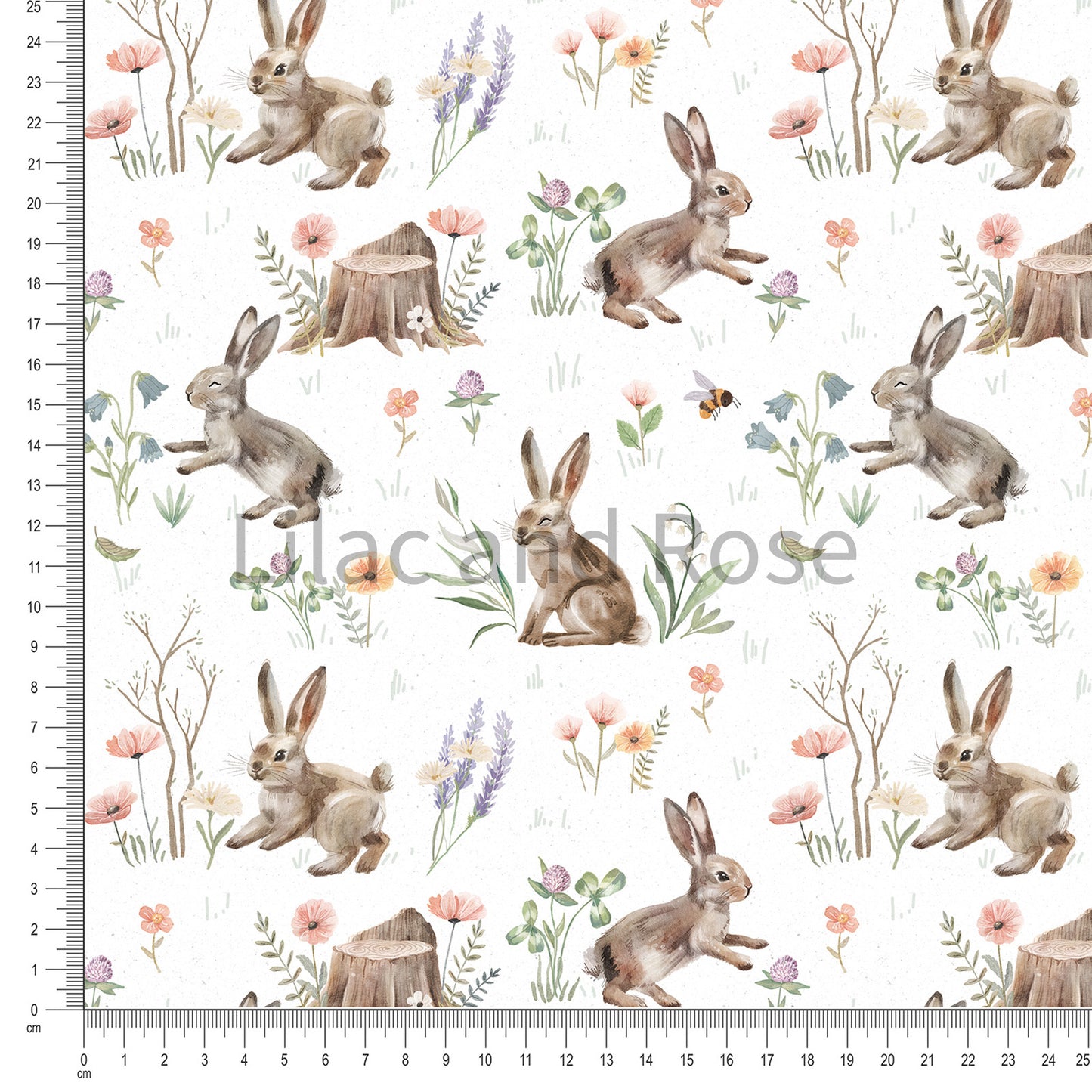 PRE-ORDER - Bunny Hop on White