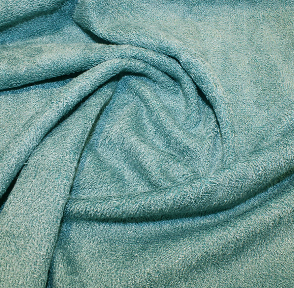 Bamboo Terry Towelling - Teal