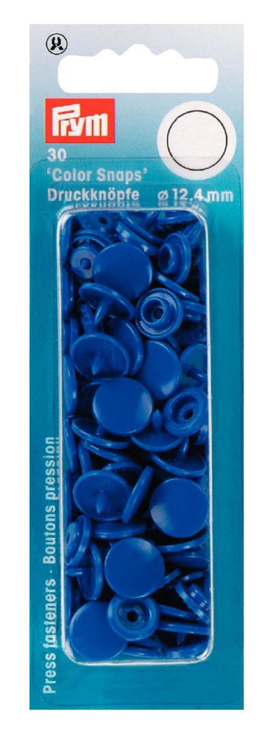 Prym Colour Snaps 12.4mm Diameter - 30 Pack