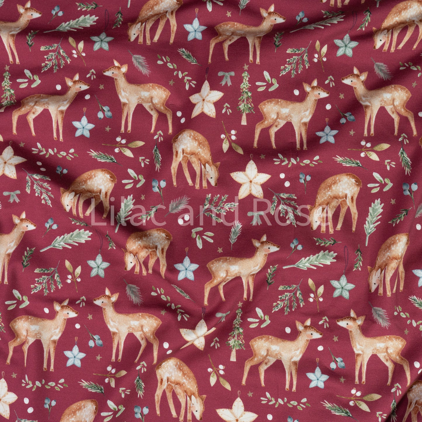 Cotton Jersey - Papir in Wine (Exclusive)