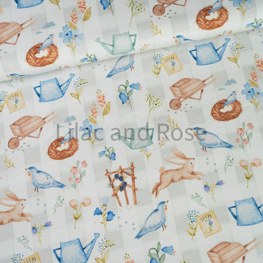Cotton Jersey - Lillys Garden in Blanket (Exclusive)