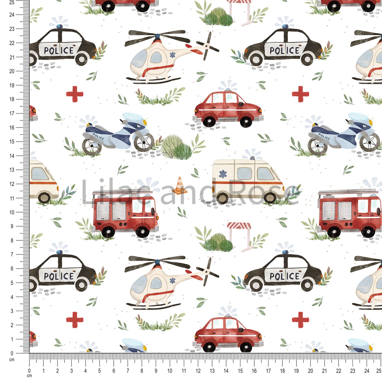 PRE-ORDER - Emergency Vehicles in White