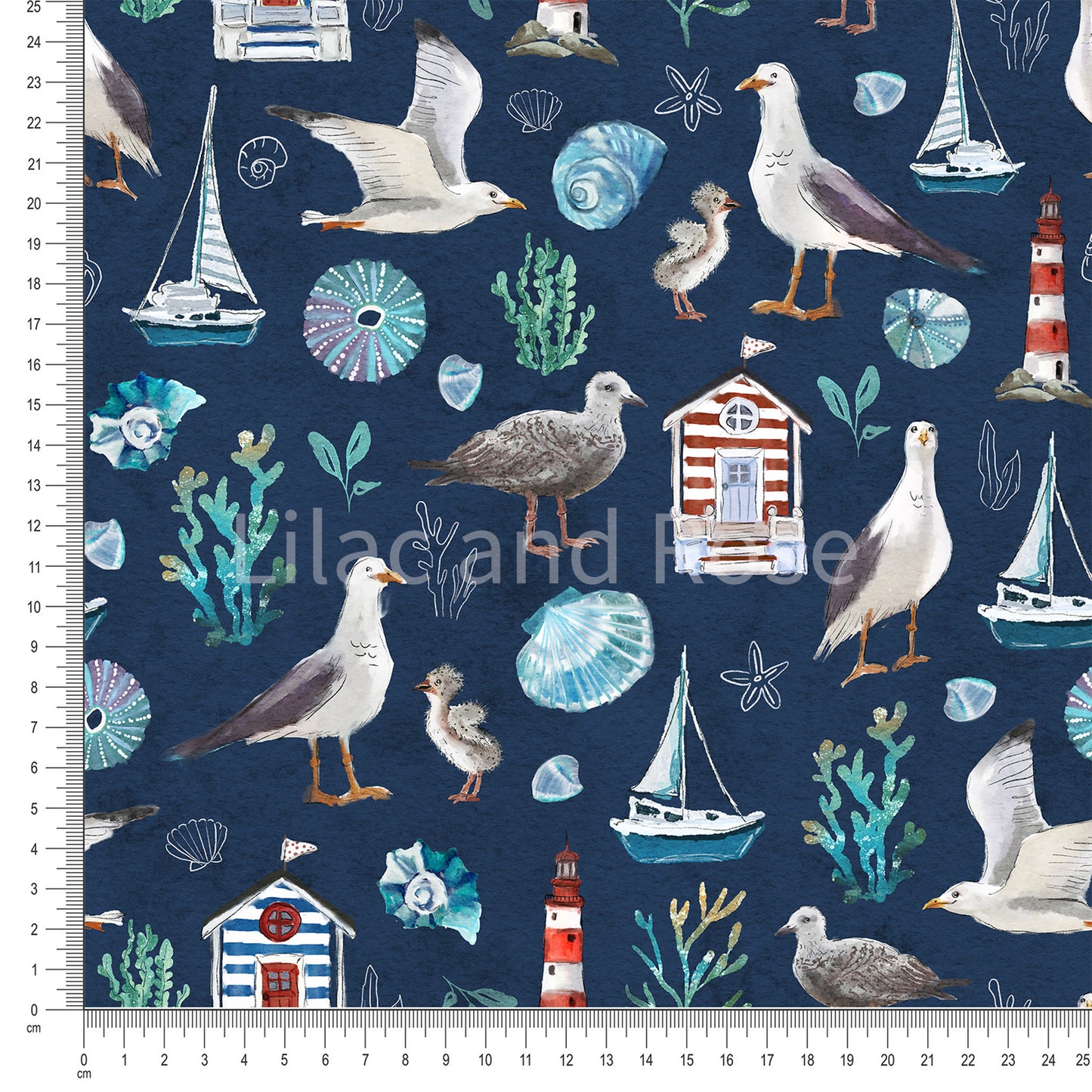 PRE-ORDER - Seagulls on Navy (Exclusive)