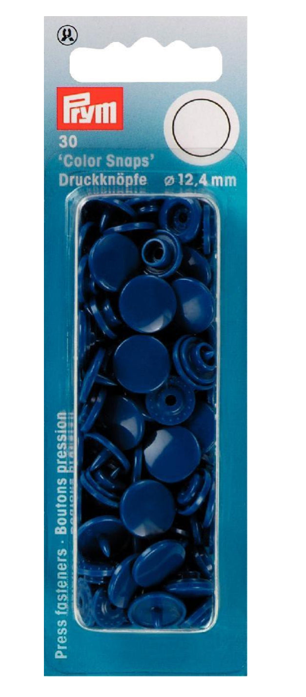 Prym Colour Snaps 12.4mm Diameter - 30 Pack