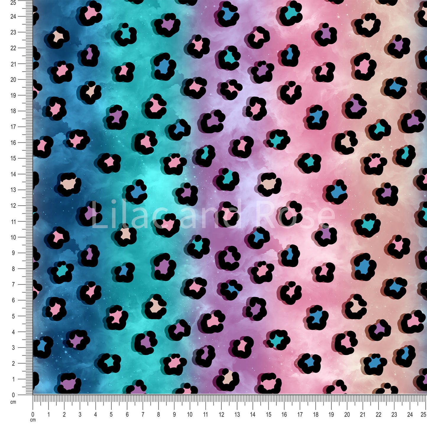 PRE-ORDER - Leopard Print - Rainbow Ombré