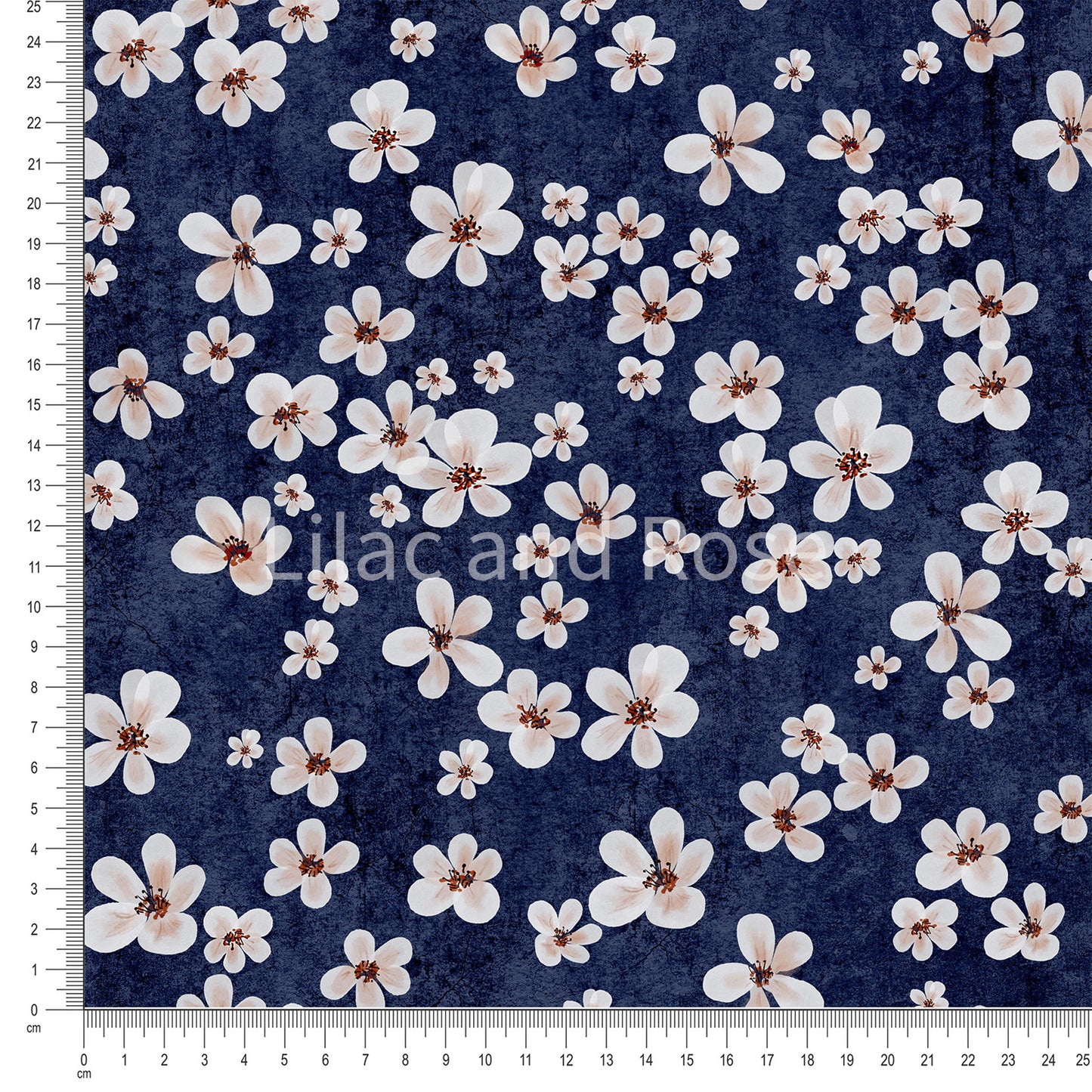 PRE-ORDER - Ditsy Flowers on Navy