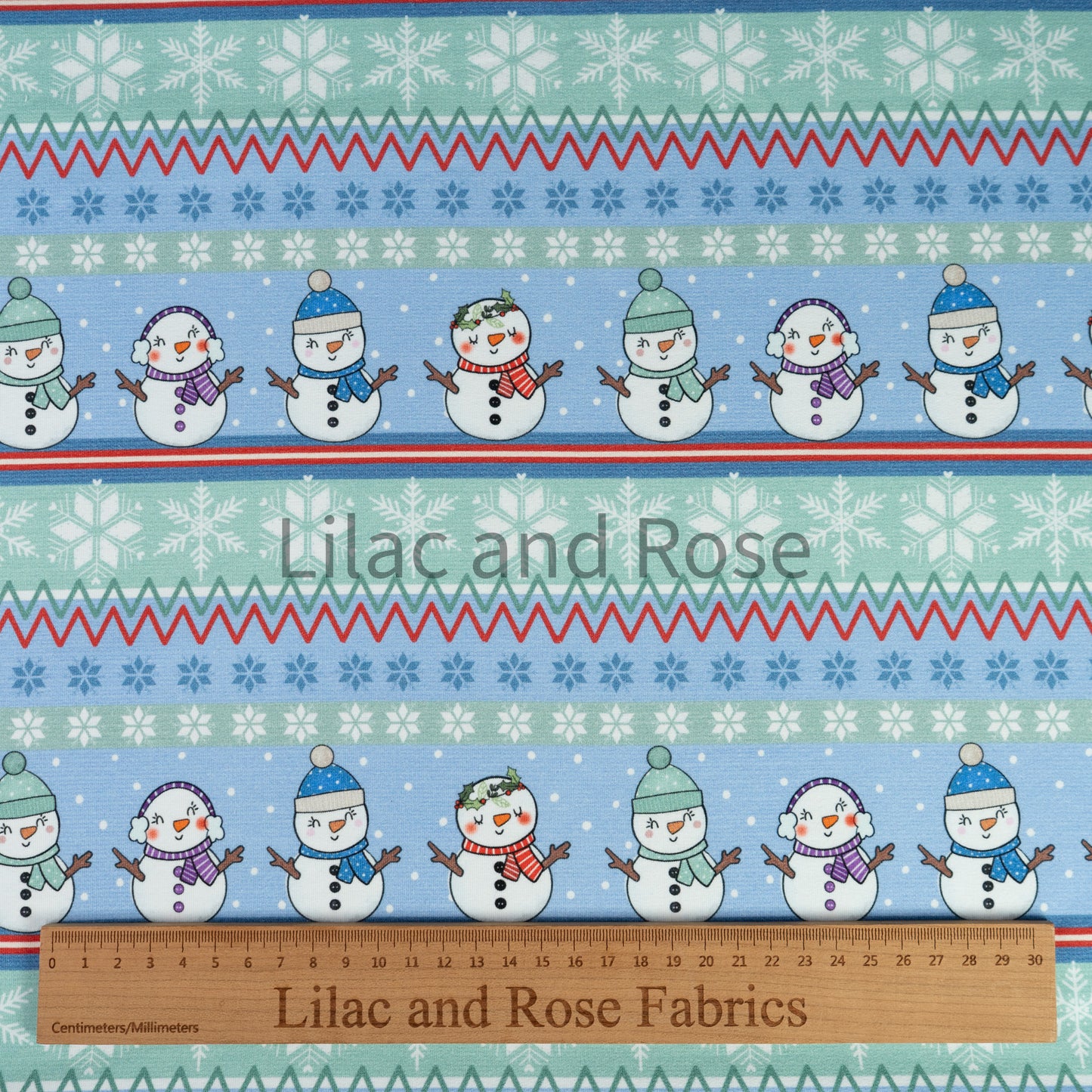 French Terry - Snowman Fairisle