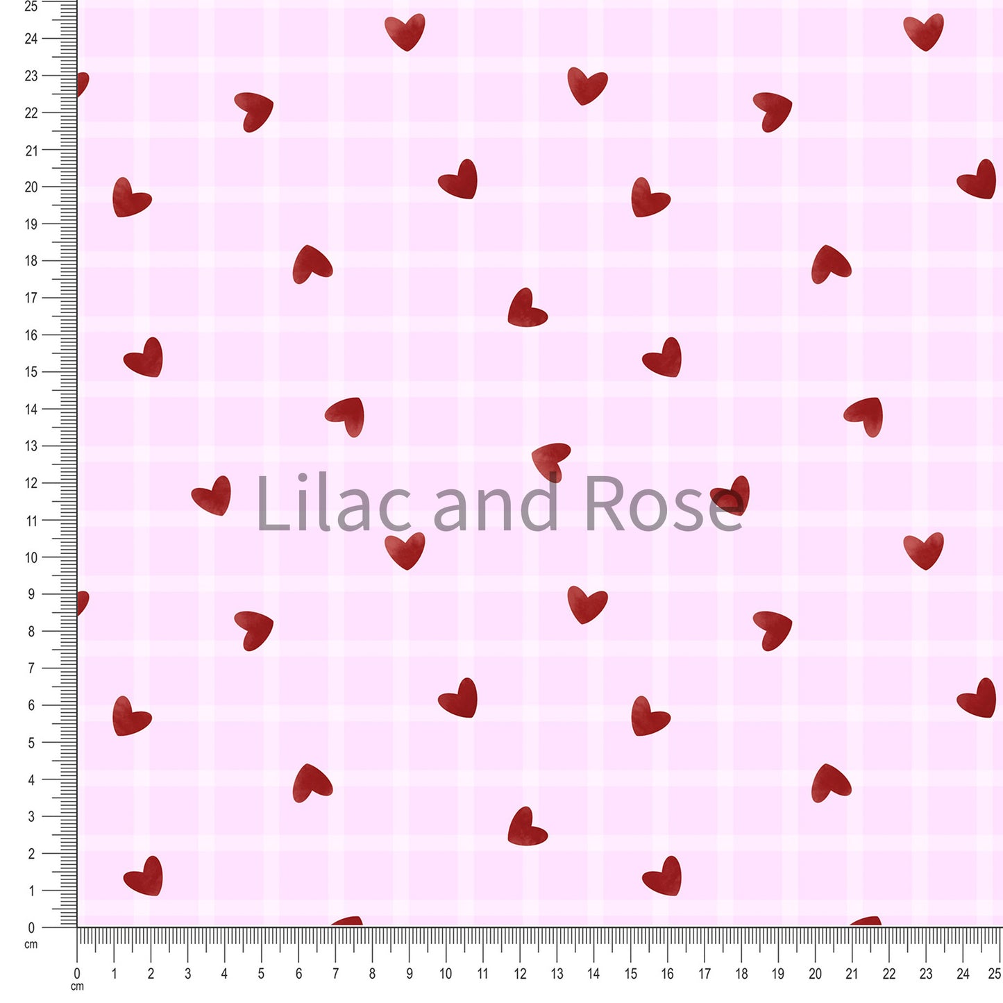 PRE-ORDER - Ditsy Hearts - Pink