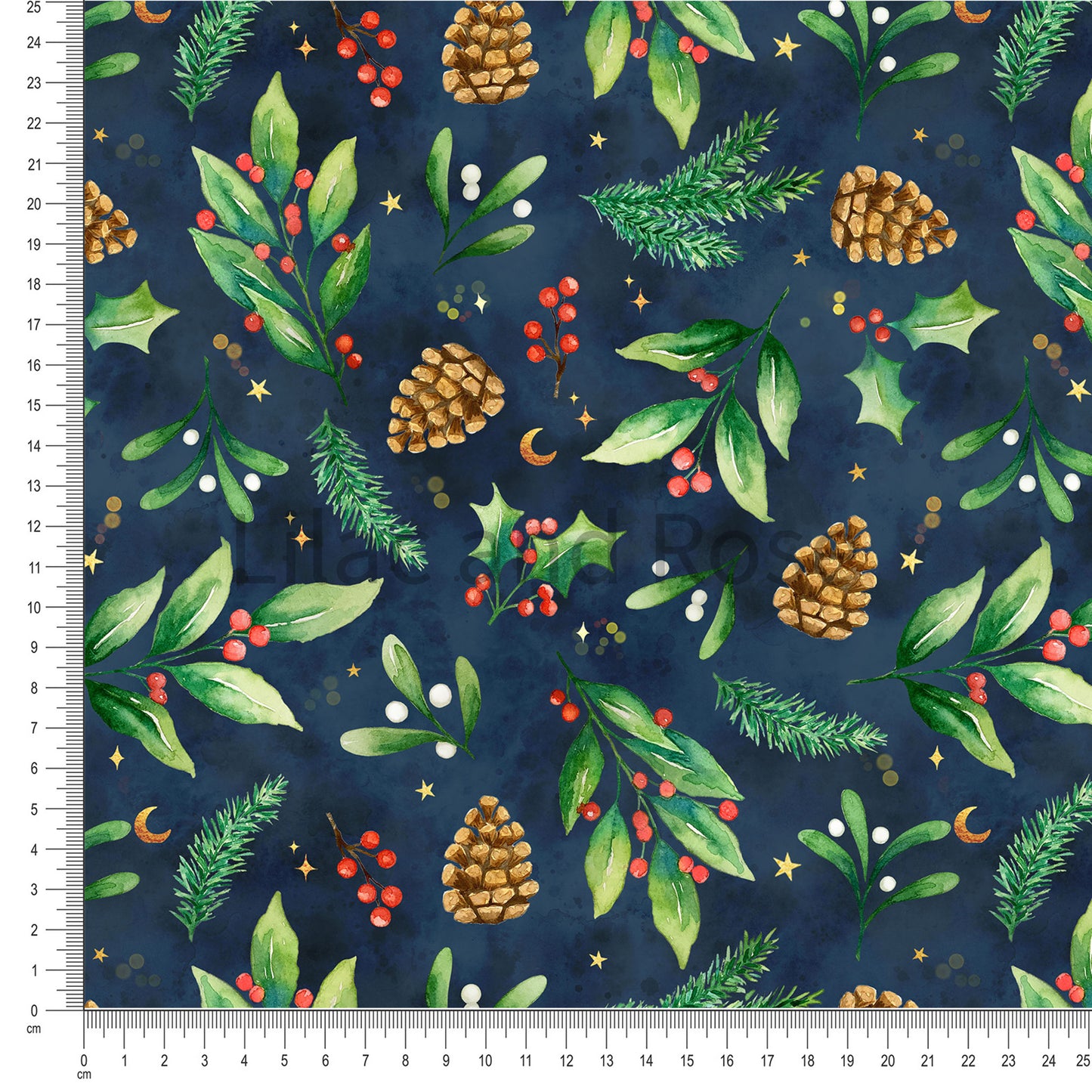 PRE-ORDER - Winter Foliage in Navy