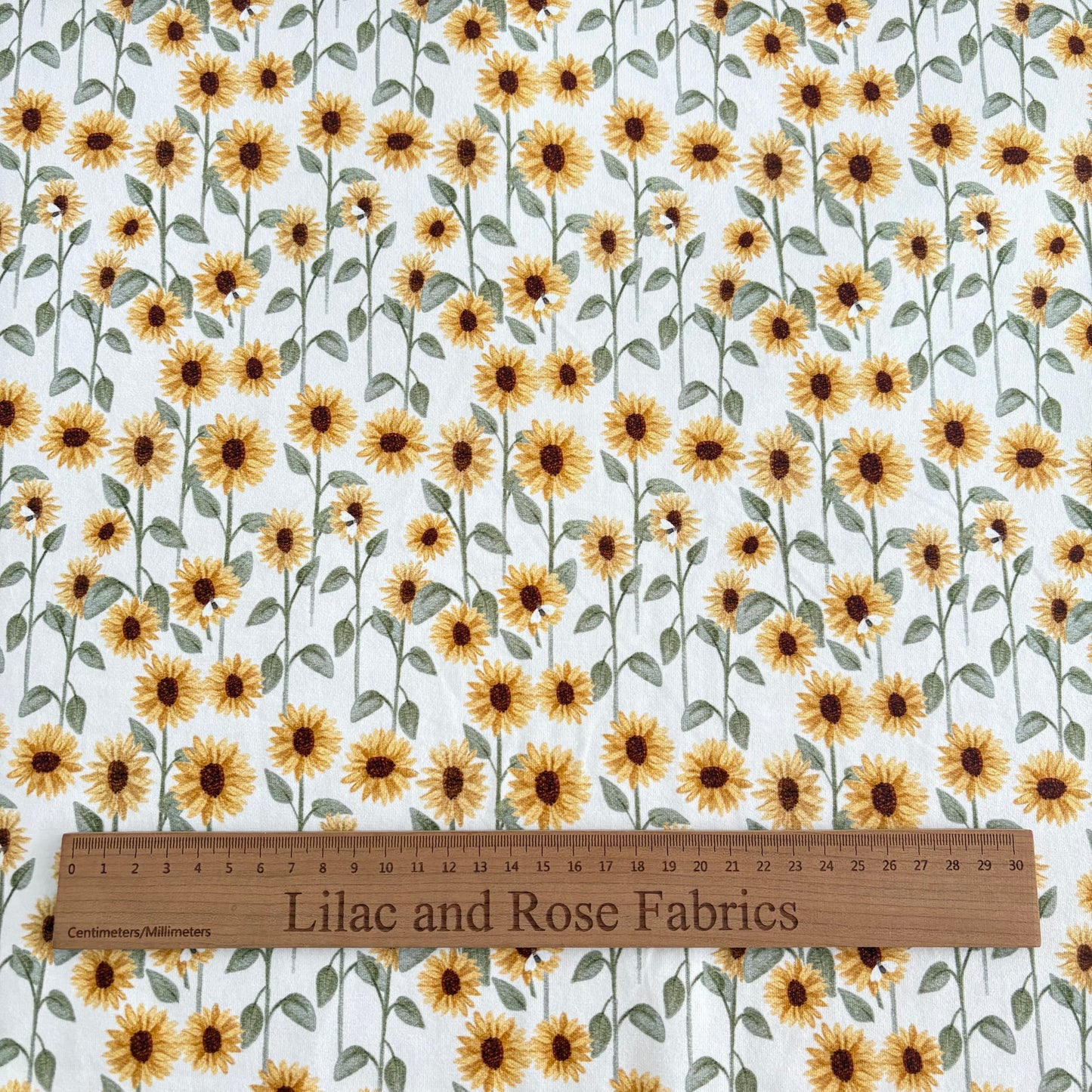Cotton Jersey - Mini Sunflowers
