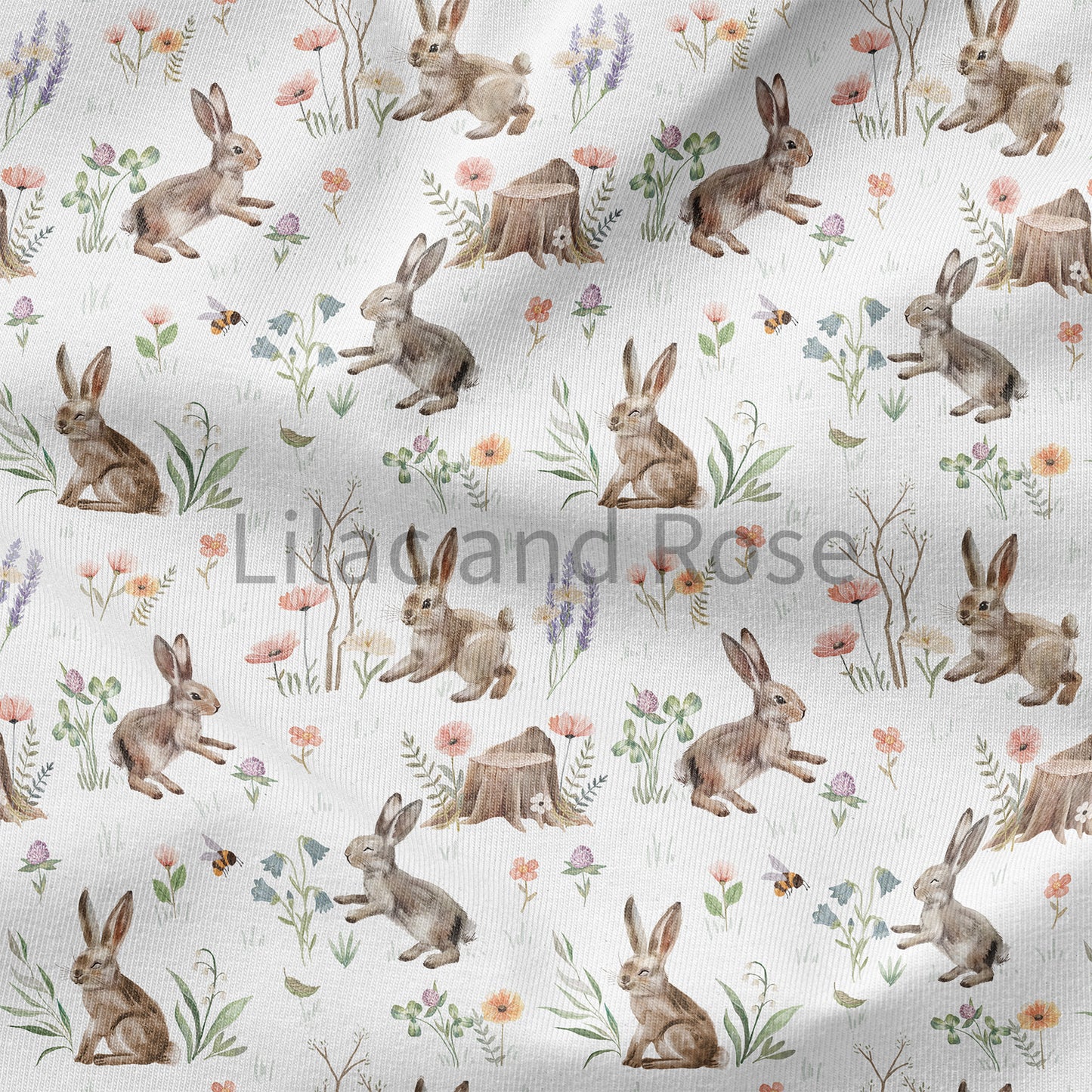 PRE-ORDER - Bunny Hop on White