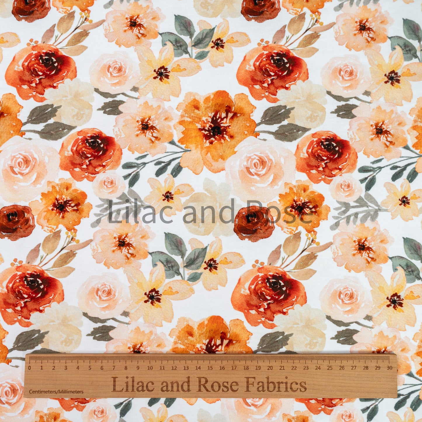 Cotton Jersey - Rusty Floral