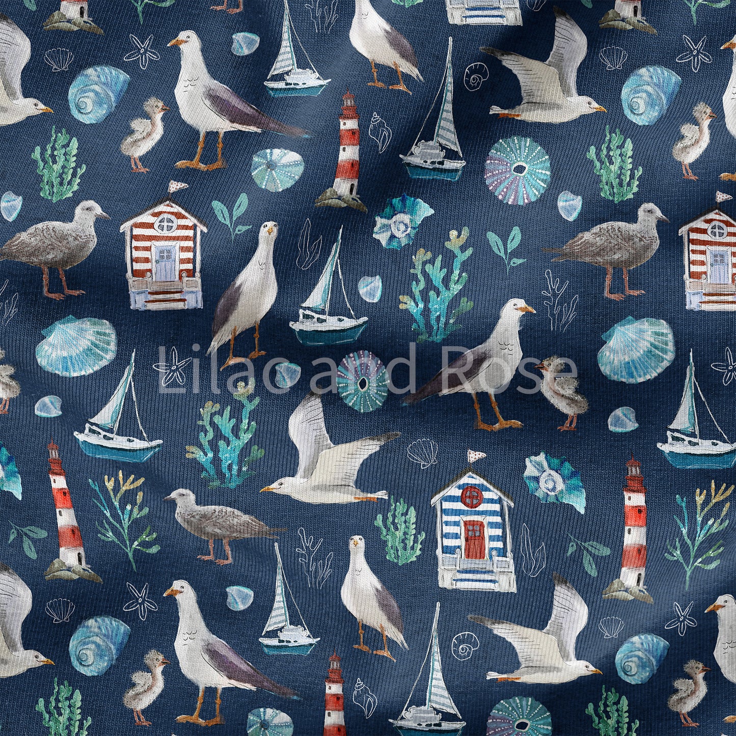 PRE-ORDER - Seagulls on Navy (Exclusive)