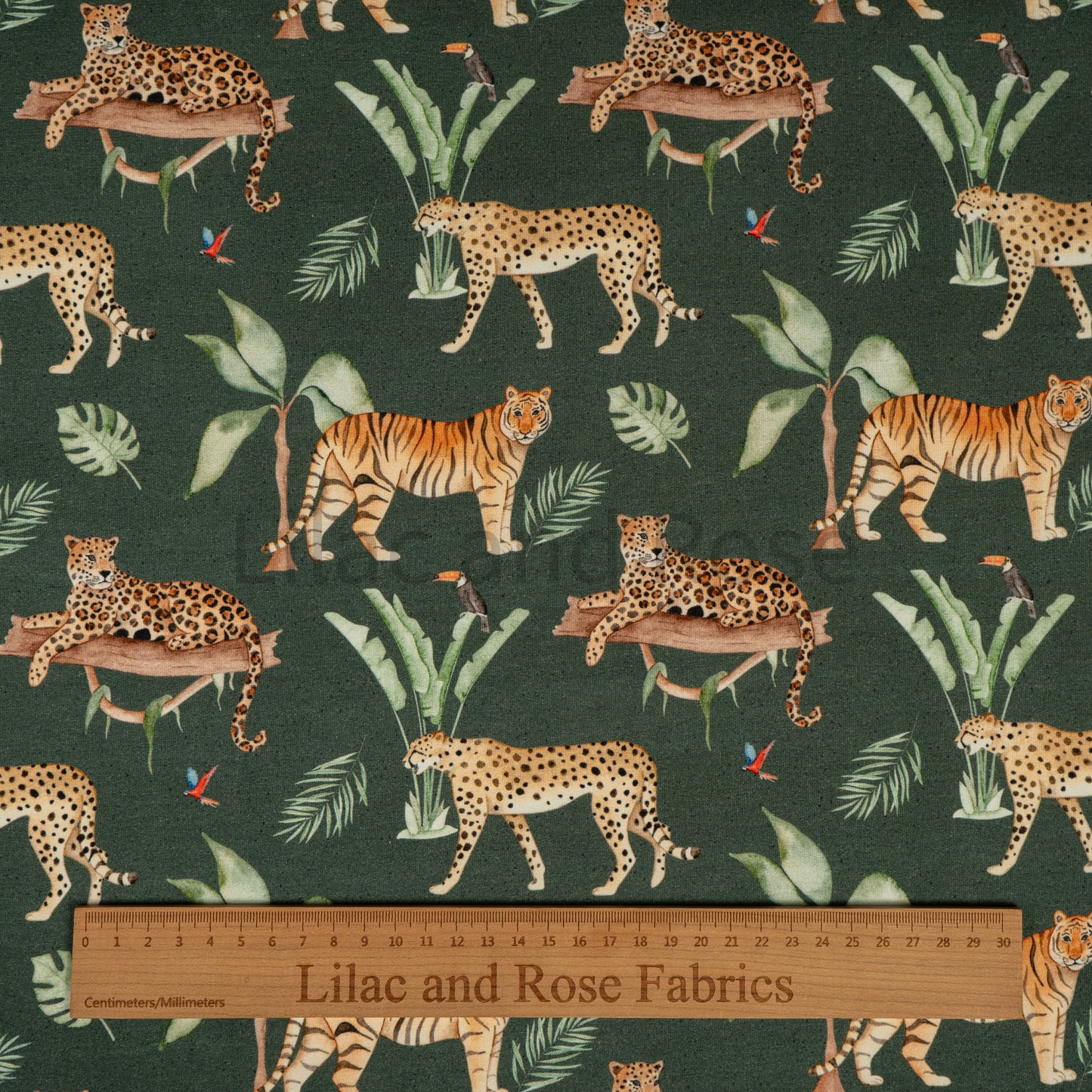 Remnant 62cm - French Terry - Big Cats in Jungle (Exclusive)