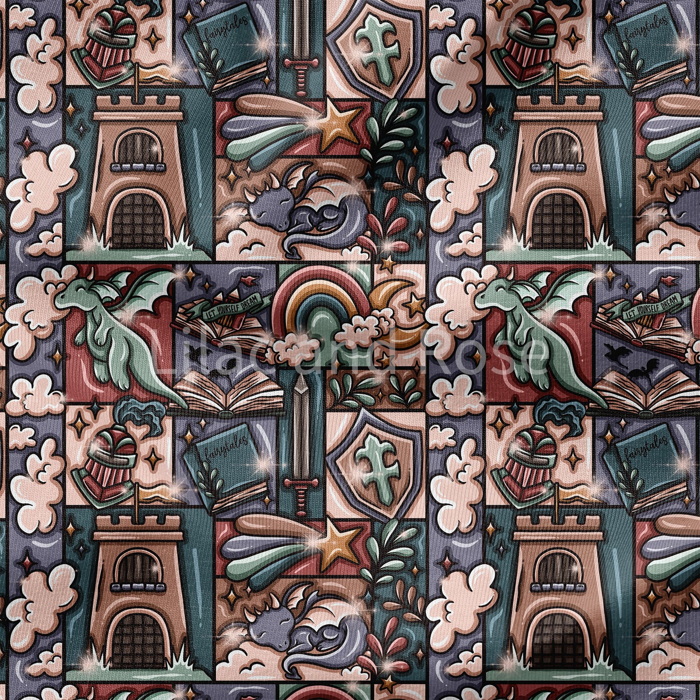 PRE-ORDER - Fairytale Patchwork - Dragons