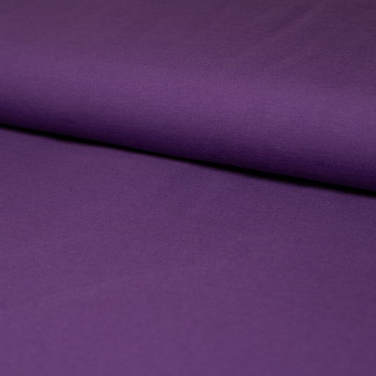 Remnant 19cm - Plain Cotton Jersey - Purple