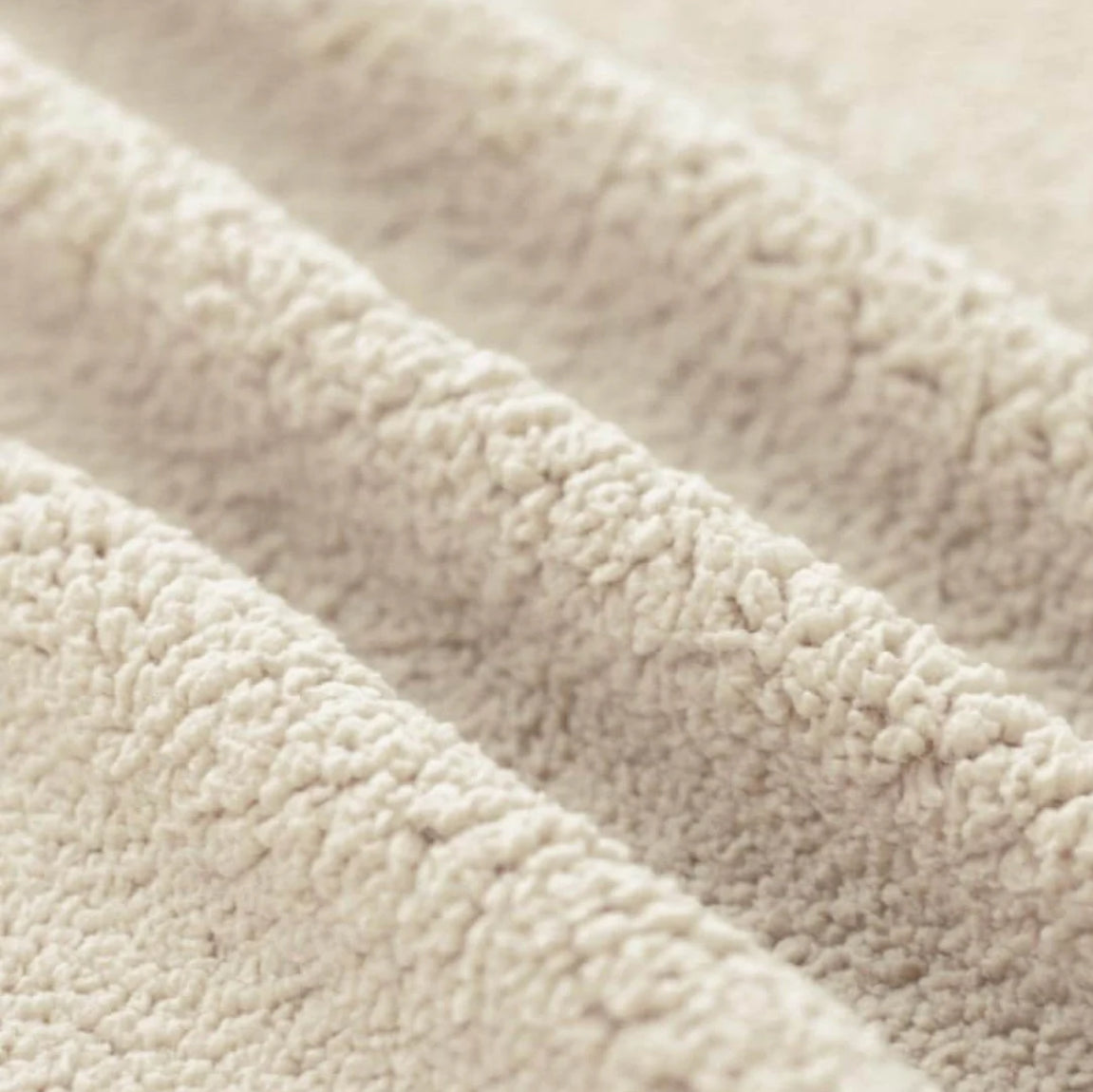 Curly Teddy Fleece - Natural