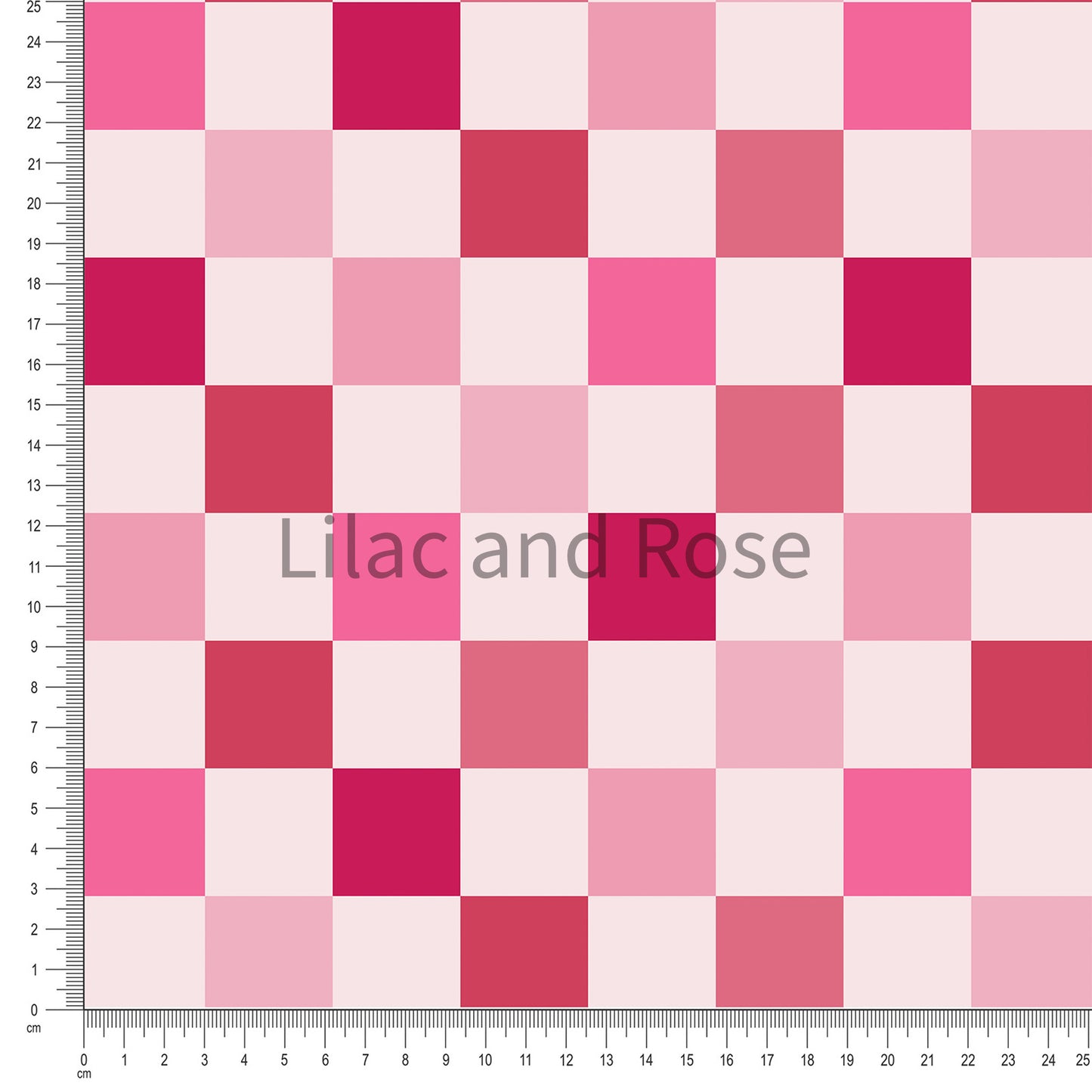 PRE-ORDER - Pink and Red Checkerboard