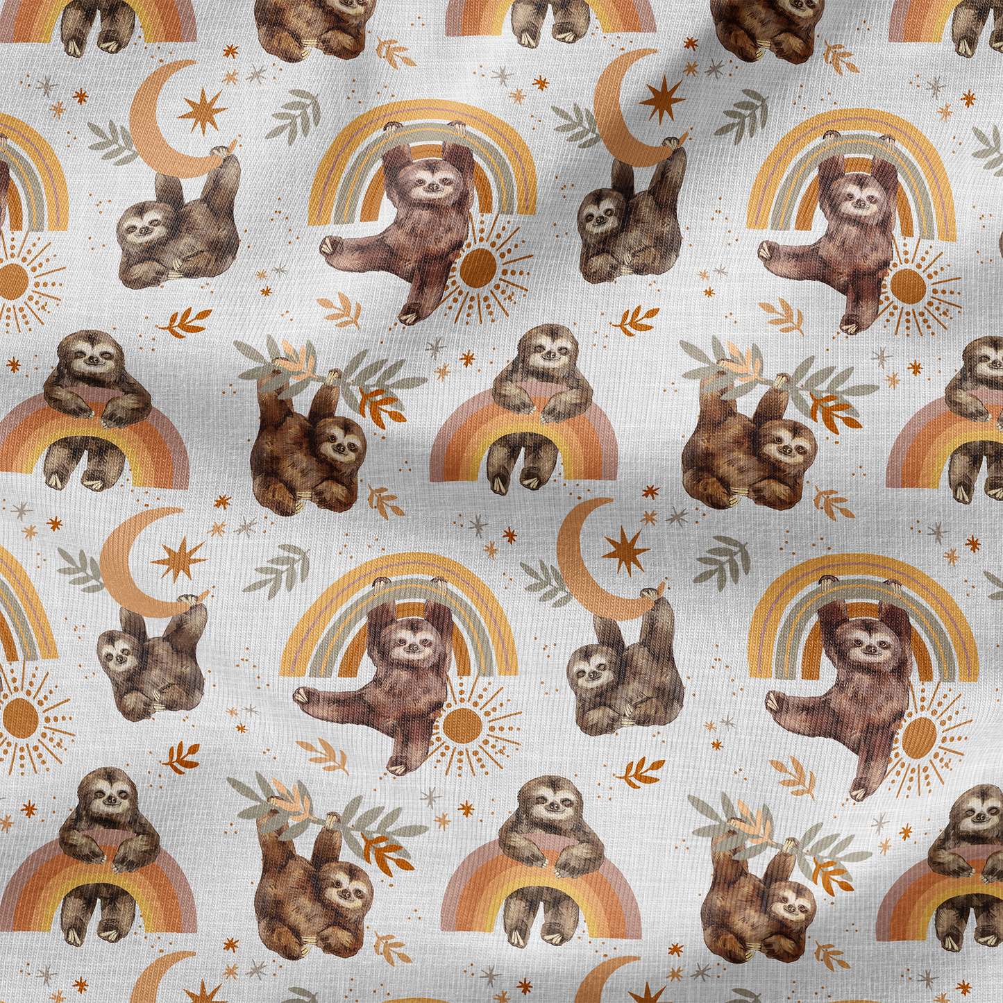 PRE-ORDER - Boho Sloths in Linen (Exclusive)