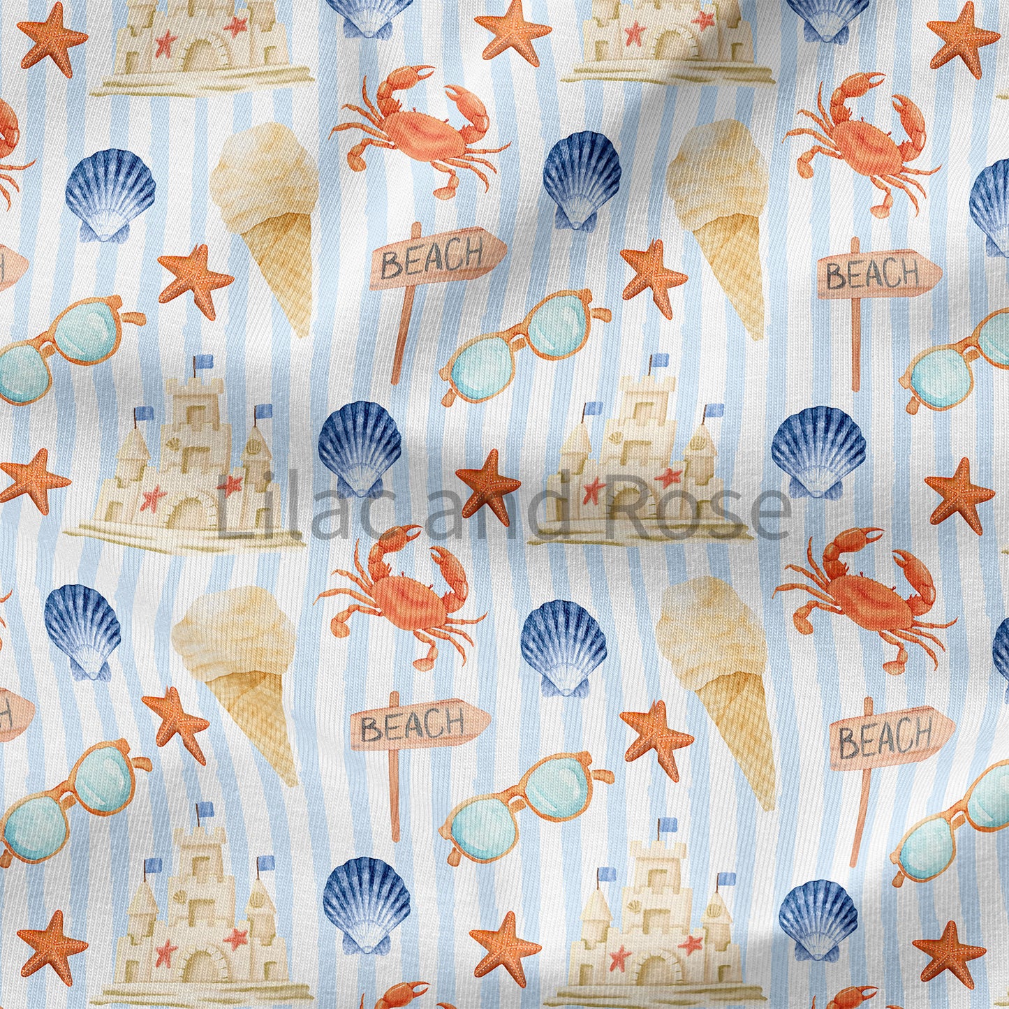 PRE-ORDER - Beach Days Blue Stripe