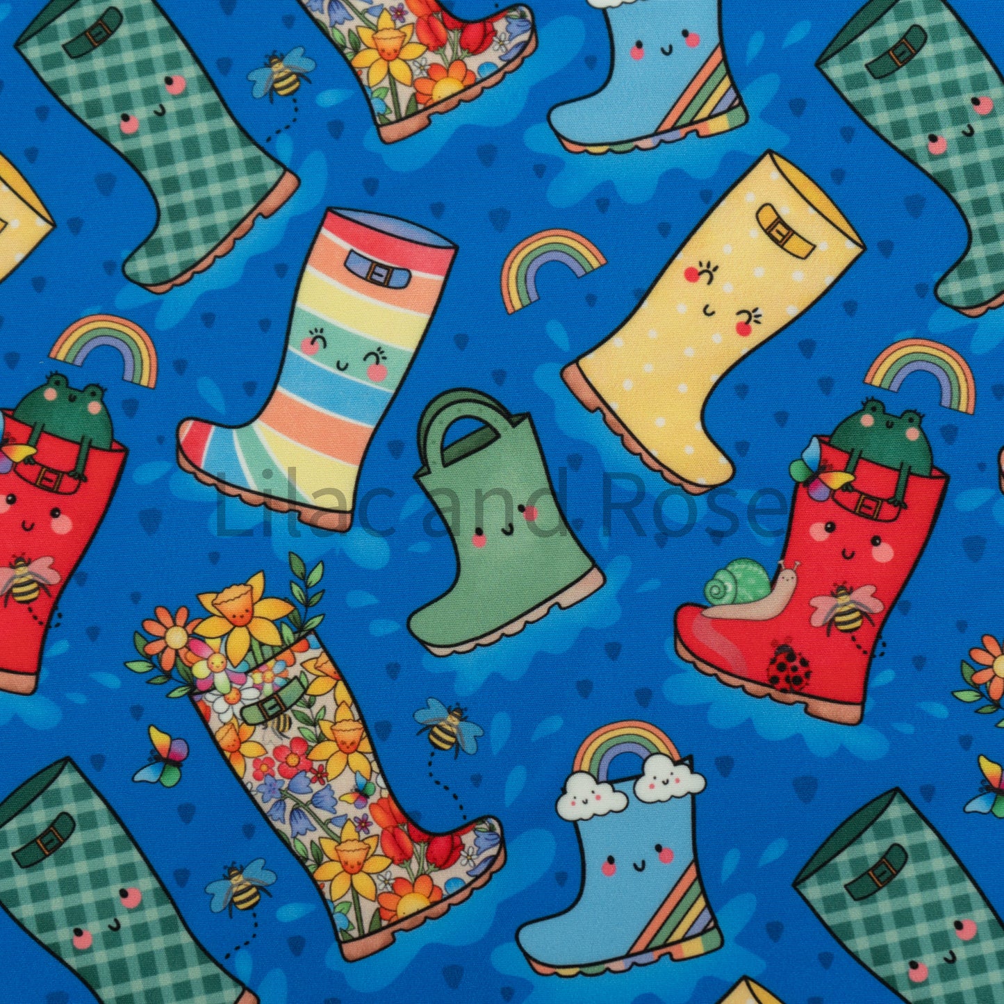 Softshell - Wellies in Bright Blue (Exclusive)