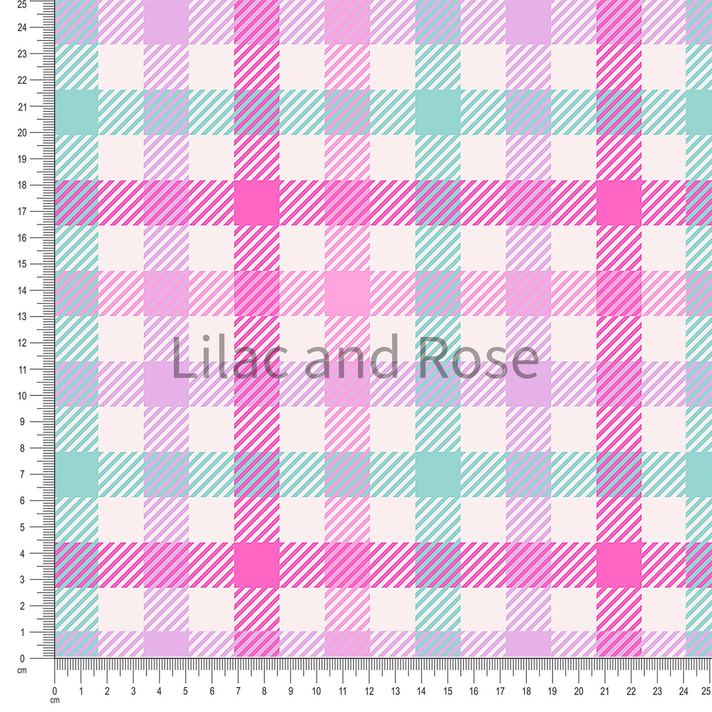 PRE-ORDER - Pink/Turquoise Gingham
