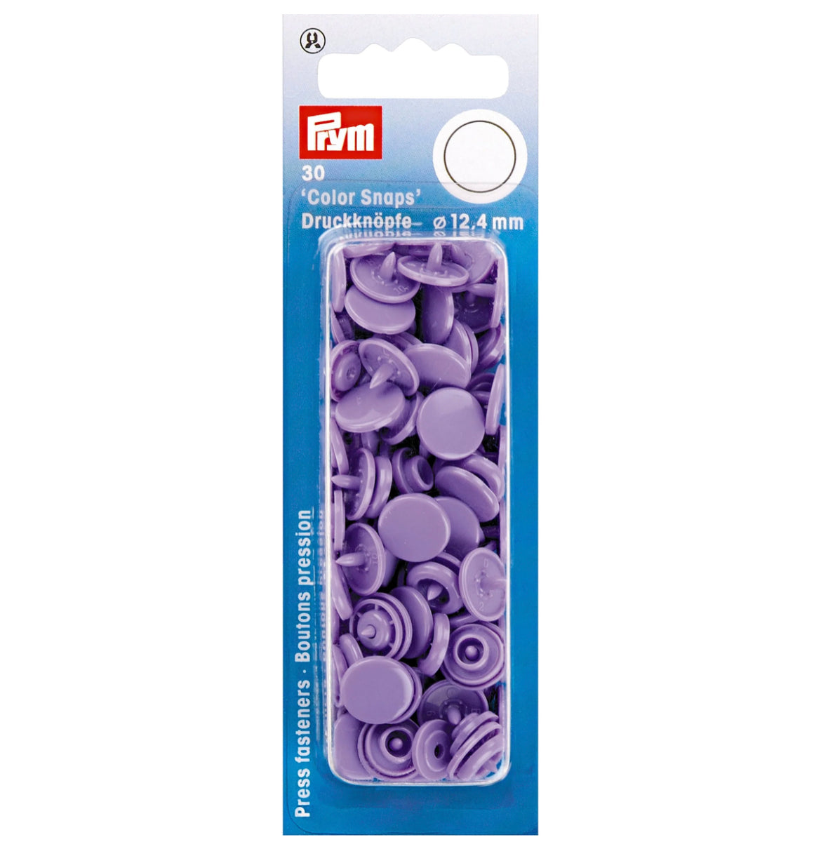 Prym Colour Snaps 12.4mm Diameter - 30 Pack