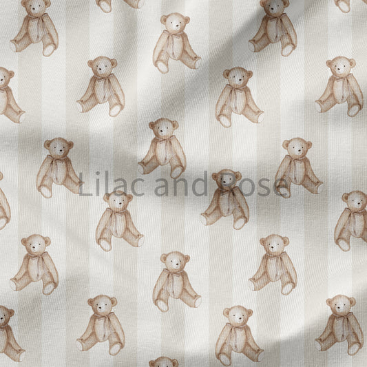 PRE-ORDER - Teddy Bears - Neutral Stripe