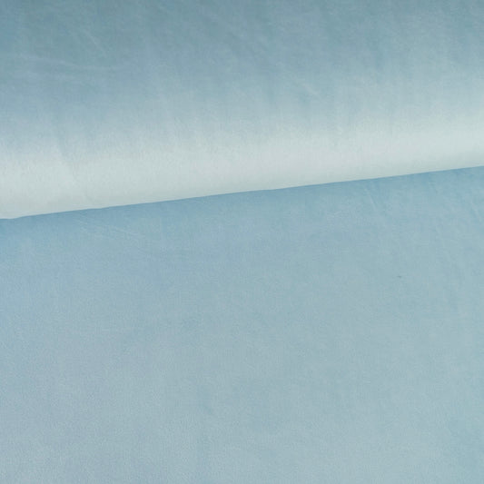 Single Sided Minky Fleece - Baby Blue