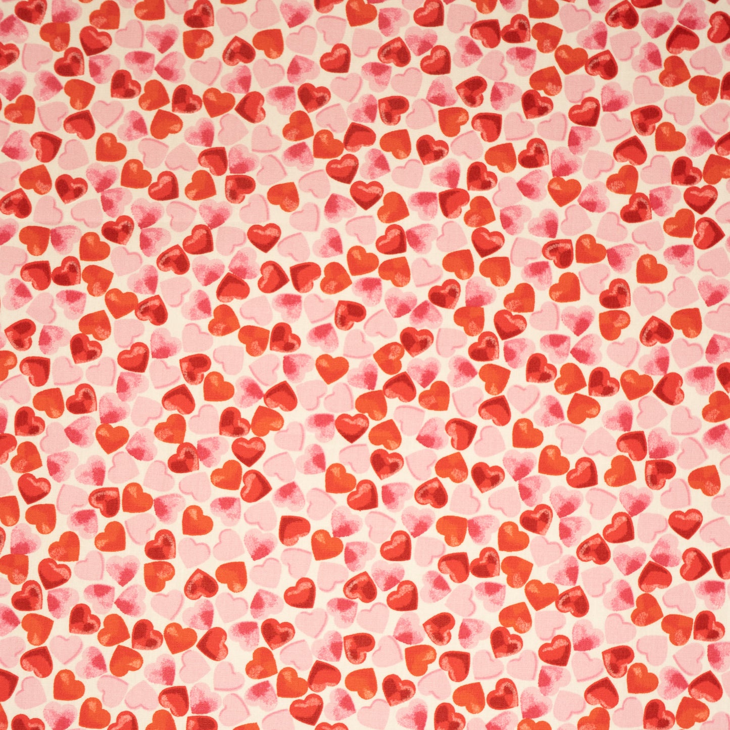 100% Cotton - Confetti Hearts