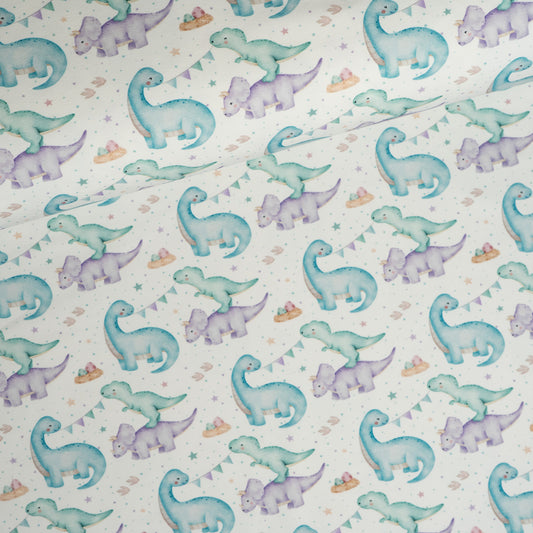 Cotton Jersey - Party Dinos (Exclusive)
